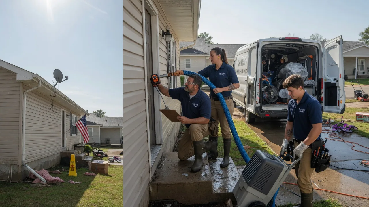 Ceiling Water Damage Restoration in Rosebud, SD near me